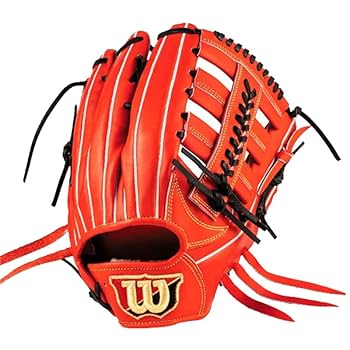 Wilson ウィルソン WBW101082 硬式外野手左投げ用　オレンジ ed8ecc8e5fa2837a9c1f57b261ac71